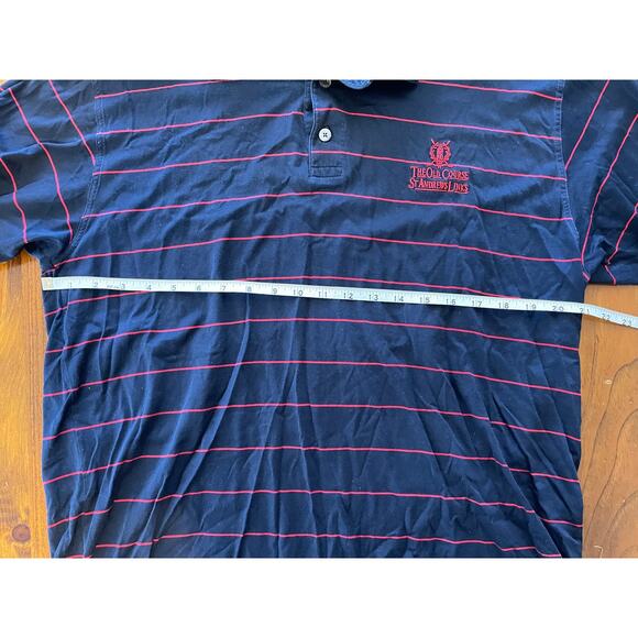 St Andrews Links Tartan Collection Large Mens Polo Made in Italy All Cotton - Picture 9 of 11